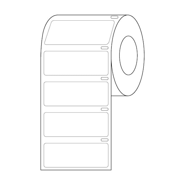 Label Roll, Cryo, Direct Thermal, 51x19mm, for Large Tubes, Racks and Boxes, Yellow, 500PK